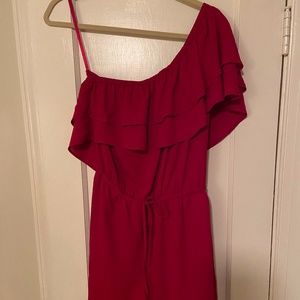Loft One-Shoulder Romper